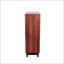 Range-chaussures avec portes à volets, organisateur de hall d'entrée à 7 niveaux avec tablettes réglables, support moderne en bois pour couloir et garde-robe-888129472