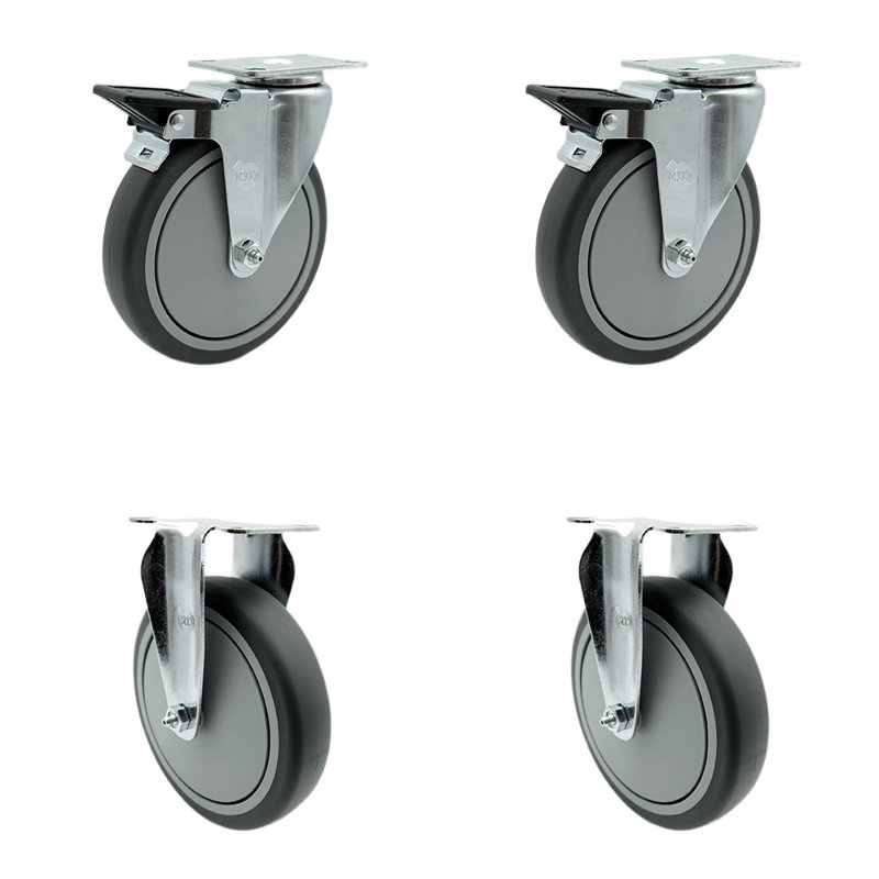 Cambro Beverage Swivel Caster with 2 Rigid Replacement Set
