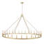 Lustre rond 30 lumières en forme de bougie de style campagnard-1355771760