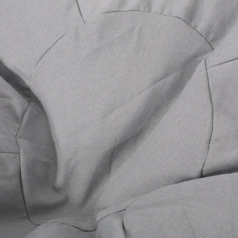 Standard Classic Polyester Bean Bag, Light Gray