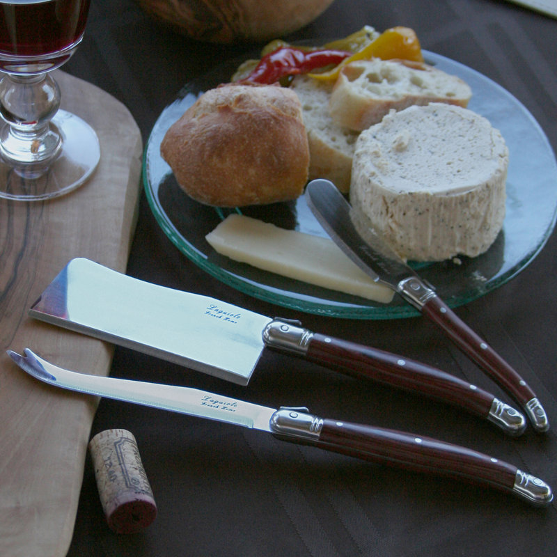 Ensemble de couteaux à fromage laguiole 3 pièces grand pakkawood Hixon