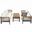 Ensemble de canapé modulaire d'extérieur 4 pièces avec coussins et table basse, parfait pour les rassemblements de patio, de jardin ou de balcon-1089327739