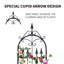 Anzavia 86'' H x 21.7'' W Iron Garden Trellis for Climbing Plants Rose Support Structure