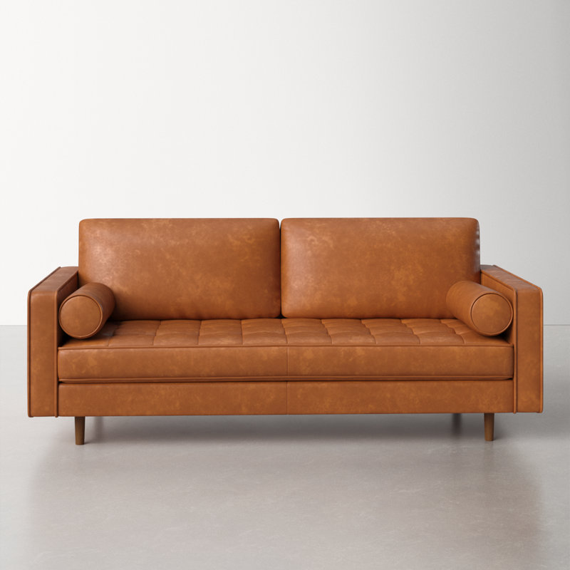 Wayfair Geo 84" Vegan Leather Sofa