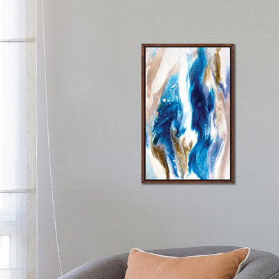 Sapphire Wave - Print on Canvas