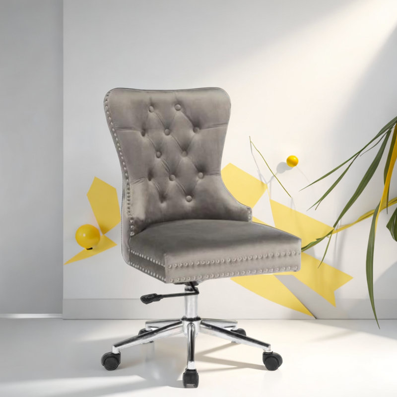 Chaise de bureau Engapnach, Gris