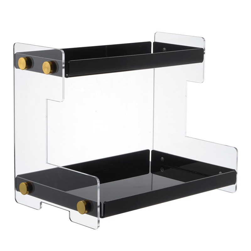Organisateur de maquillage en plastique Pekarovic, Clear Blue