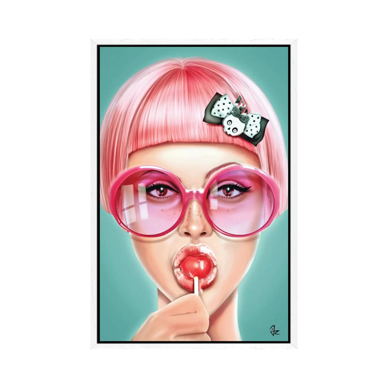 Cool by Giulio Rossi - Print on Canvas, White Framed Canvas, 66.04 cm H x 45.72 cm W