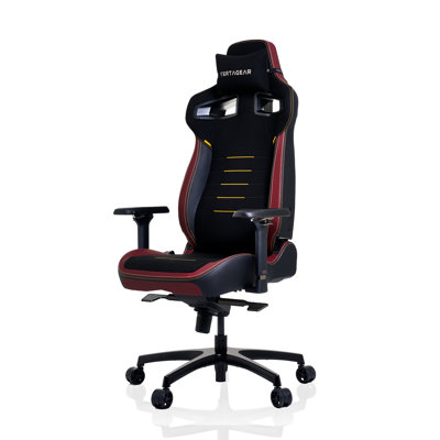 Vertagear PL4800 Ergonomic Big & Tall Gaming Chair Featuring Contourmax Lumbar & Vertaair Seat Systems - RGB LED Kits Upgradeable - Black/White by Vertagear