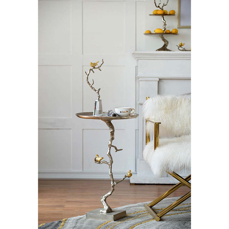 Celles Tray Top End Table, Gray