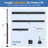 Sliding Door Security Bar, 3 Pack 18"-50" Adjustable Window Security Bars