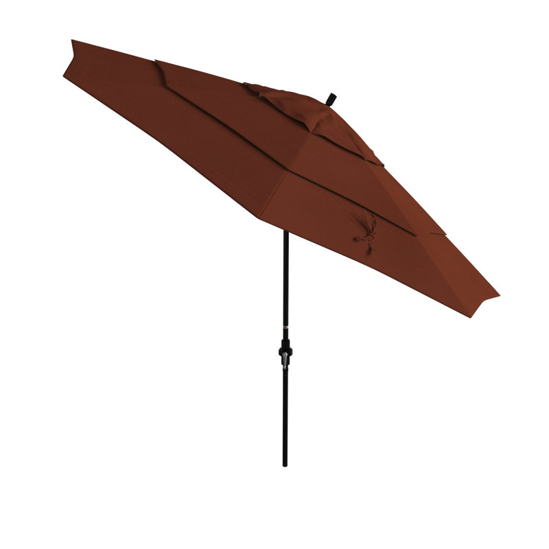 Parasol de marché 132 po Sunbrella, Toile Toile Sunbrella® au henné
