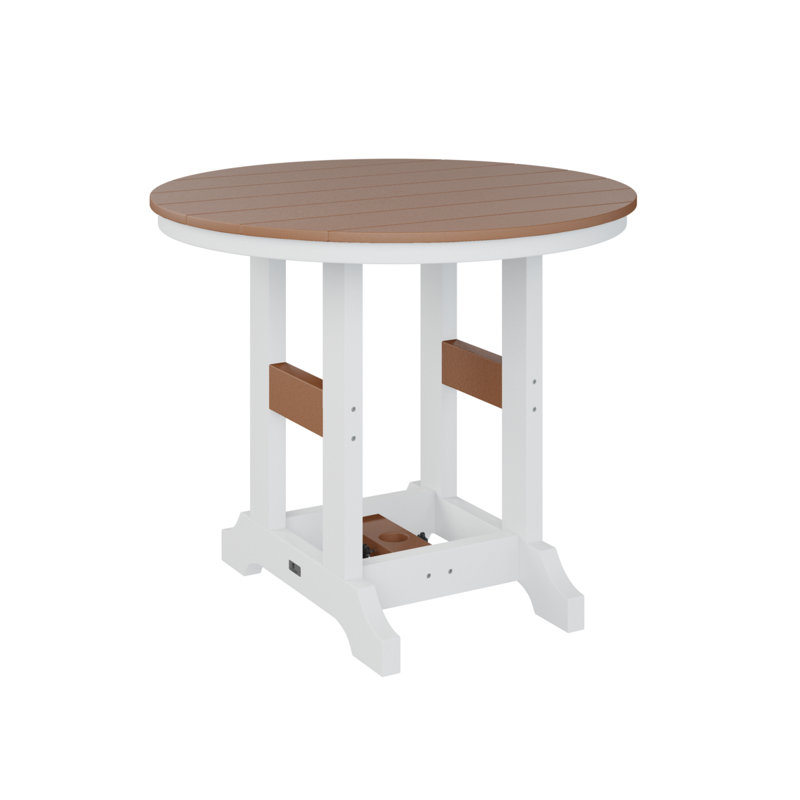 Table de bar Berlin, H 39,5 po x l 38 po x P 38 po, Cèdre