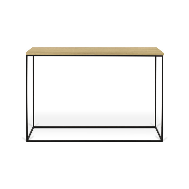 Duell 120cm Console Table, Oak, Black