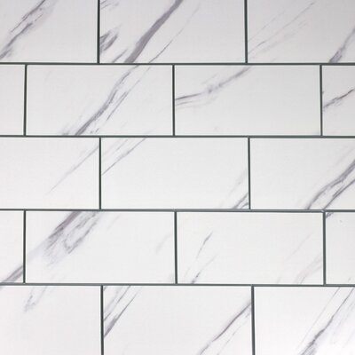 Nature 3 in. x 6 in. Marble Look Glass Straight Edge Subway Decorative Kitchen & Bathroom Wall Tile -  Abolos, WHSWTJ0306-CW