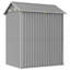 Garden Shed 192X152.5X237 Cm Galvanised Steel-1714038224