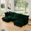 Canapé modulaire confortable avec plusieurs coussins pour le salon-342161719