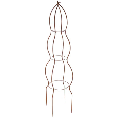 Keneth 67'' H x 19'' W Metal Obelisk Trellis