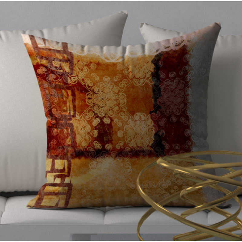 Housse de coussin décoratif carrée douce et décorative Coy, 24 po x 24 po
