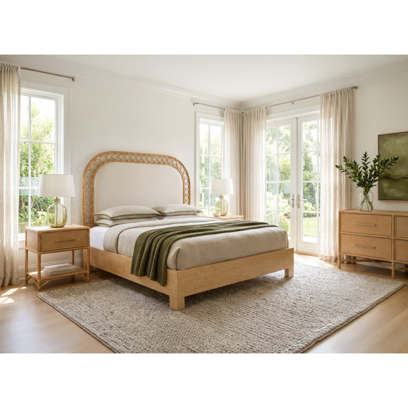 Lit standard Solana, Naturel, Grand lit