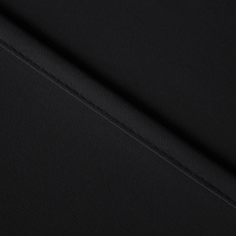100% Room Darkening Blackout Eyelet Thermal Curtain, 168cm Width X 183cm Height, Black