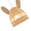 28cm H Rattan Novelty Pendant Shade ( No Direct Attachment Method ) in Brown