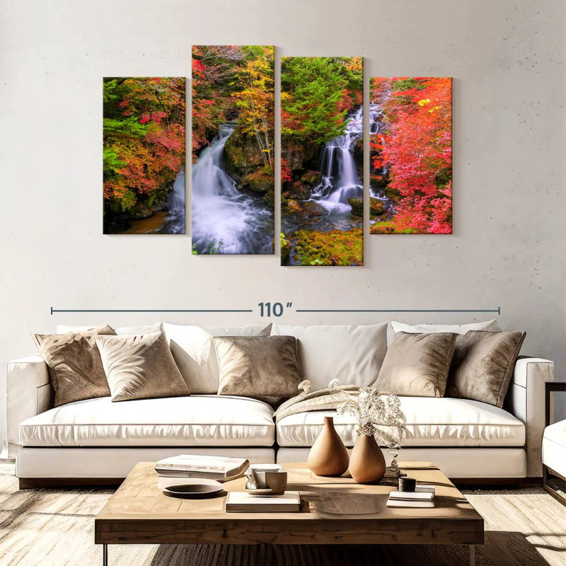 Alvord, automne aux chutes de Ryuzu, H 54 po x l 84 po
