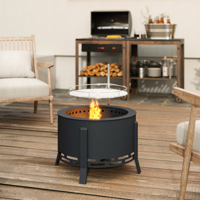 Round Charcoal Smokeless