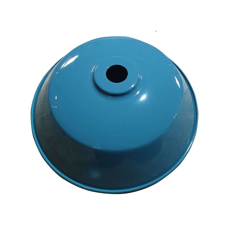 10cm H Metal Bowl Lamp Shade ( Uno ), Cyan Blue