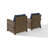 - Person Patio Conversation Set with Sunbrella® Cushions-410795530-459347023