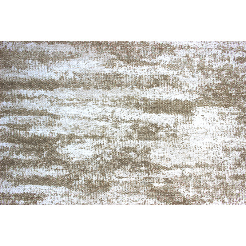 Angol Polyester Abstract Rectangle Placemat, Brown/White/Grey