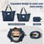 Ensemble de valise extensible 3 pièces avec sac de voyage et sac de voyage Softshell Softshell