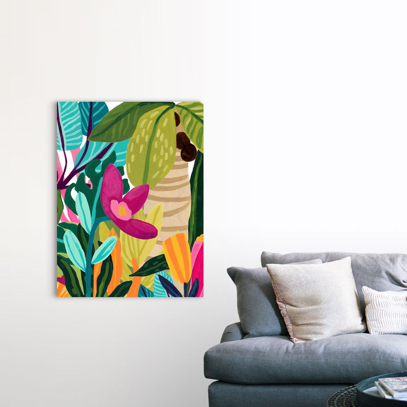 «Island Thicket I», art mural sur toile, H 48 po x l 36 po, Toile tendue