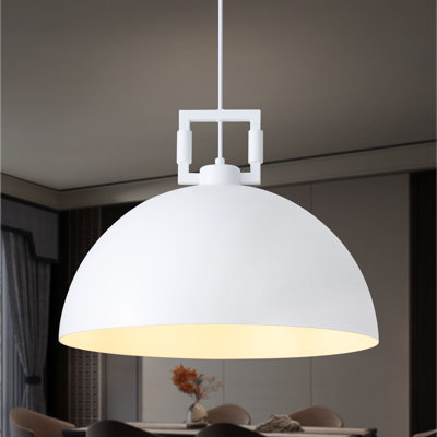 1 - Light 17.71" Modern Industrial Pendant for Kitchen Island,dining room, foyer and bathroom