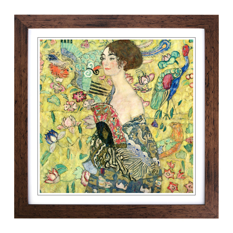Gustav Klimt - Single Picture Frame Painting, Walnut