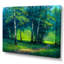 «Path Into Green Summer Birch Forest», art mural sur toile traditionnel-1272710644-1272710651