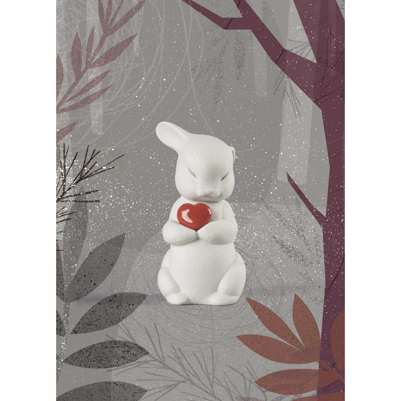 Figurine de lapin charmant et généreux