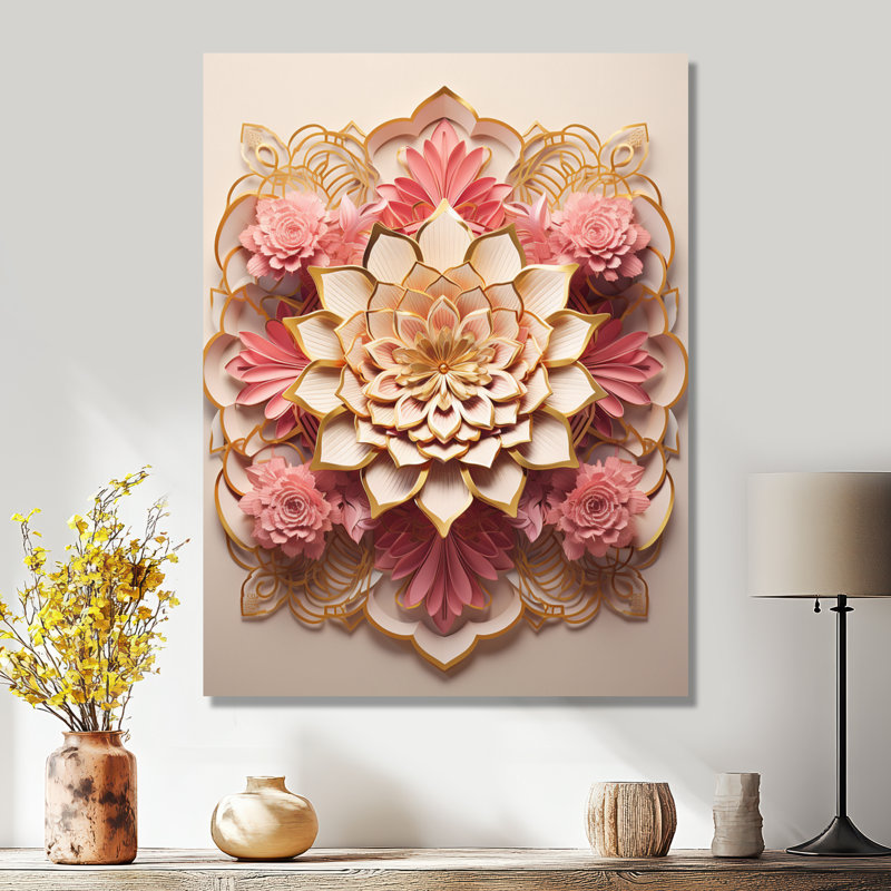 Badgley - impression d'art mural Lotus, Toile tendue, H 20 po x l 12 po
