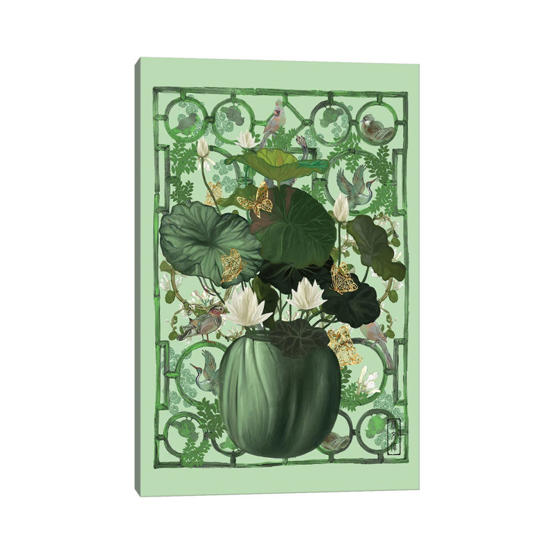 Blooms Of Harmony by Anthony Van Lam - No Frame Gallery-Wrapped Canvas Giclée on Canvas, 66.04 cm H x 45.72 cm W