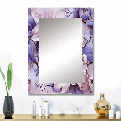 Koenig ethereal floral élégance motif victorien - miroir floral, miroir mural Cottage