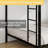 Multi-Functional Square Tube Iron Bunk Bed,  Robust Metal Frame Resists Wear, Ideal For Optimizing Vertical Space In Any Room-Queen Size - 153Cm X 203Cm-Black-1924626406-1924626403