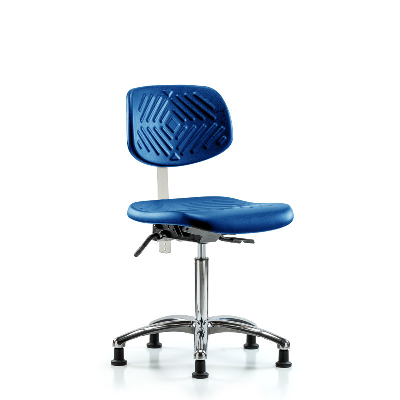 Task Chair, Glides, Blue