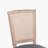 French Style Solid Wood Frame Fabric Square Back Dining Chair,set Of 2-551906121