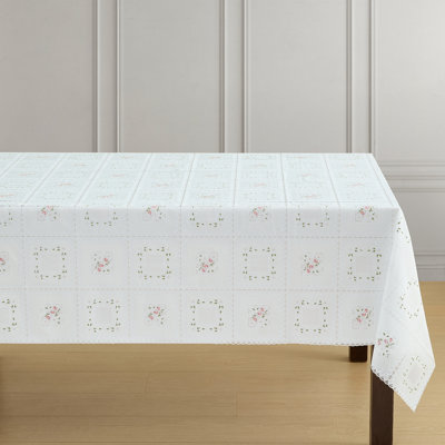 Floral Lace-Inspired 3-Yard Cut-to-fit Vinyl Tablecloth