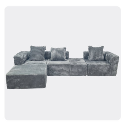 Convertible Comfort Sofa Plush Modern Living Room