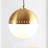 Staudt 1 - Light Brass Gold Pendant