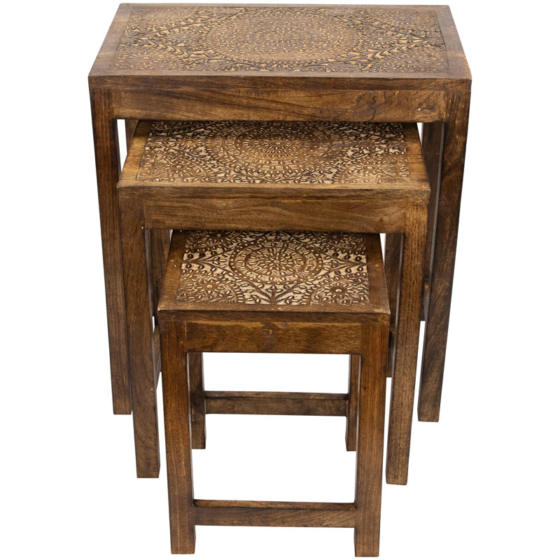 Solid Wood Nesting Tables