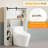 Hollice Freestanding Over The Toilet Storage-945251735