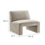 Fauteuil d'appoint rembourré Modway Amita Chenille-95616631