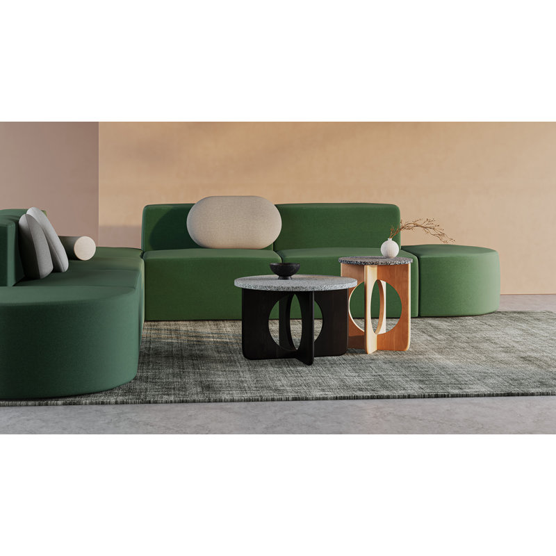 Table d'appoint Tumble, Natural, Black